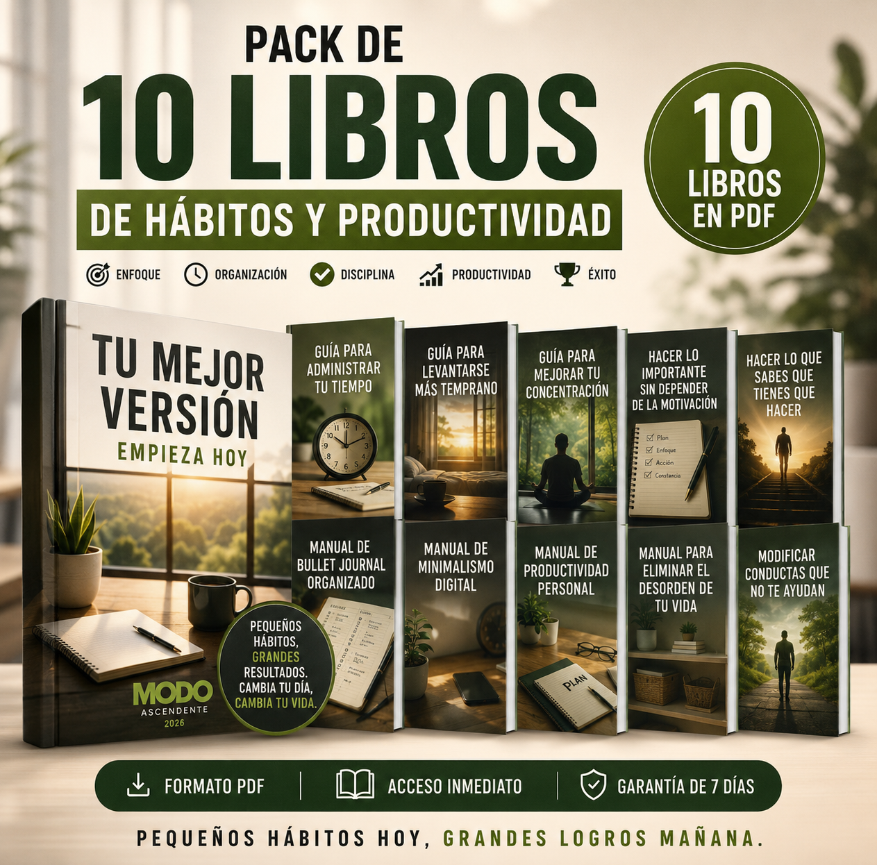 🚀 10 Libros para Crear Hábitos de Éxito y Multiplicar tu Productividad 📚
