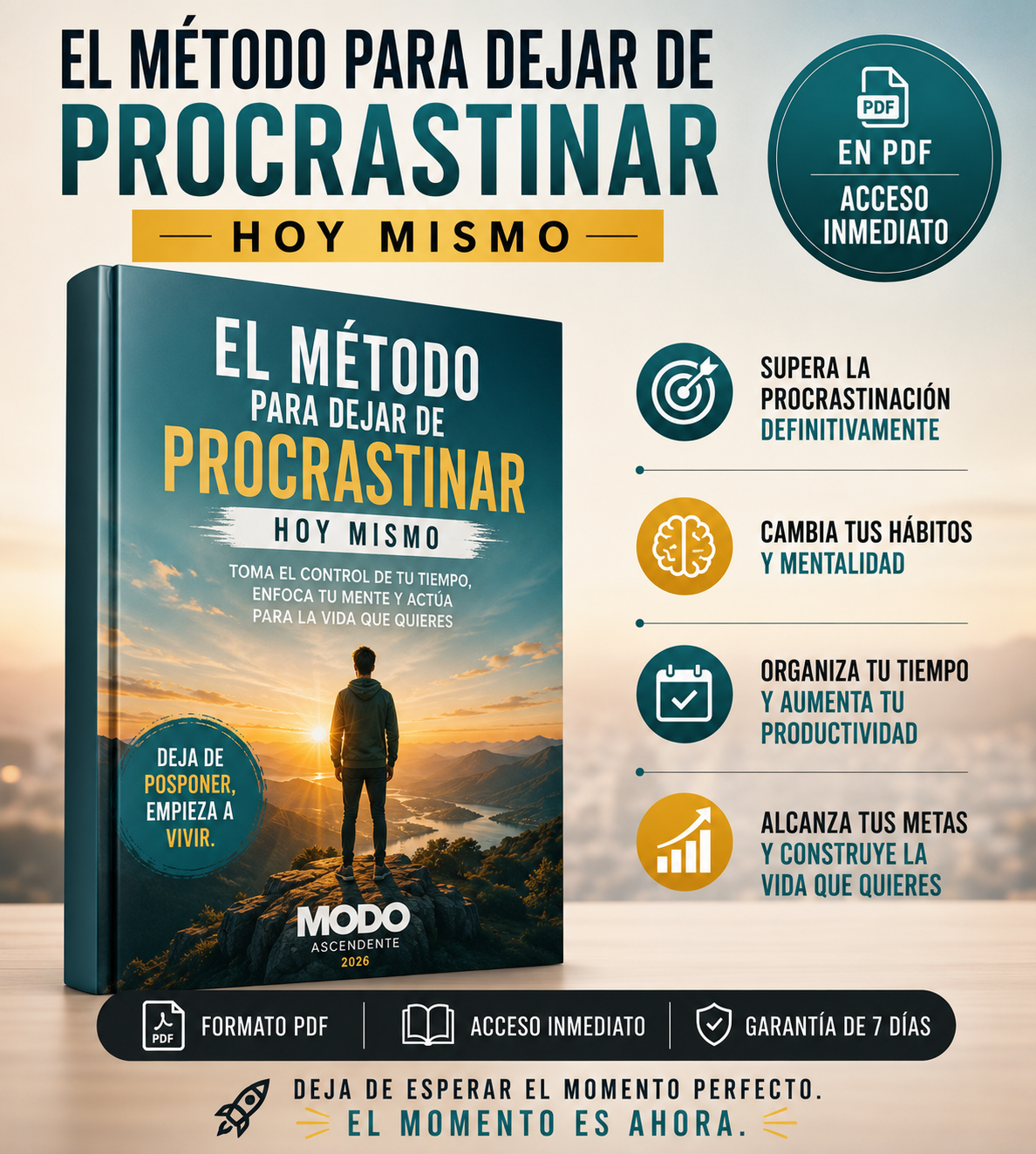 🎁 GRATIS | El Método para Dejar de Procrastinar Hoy Mismo 📚