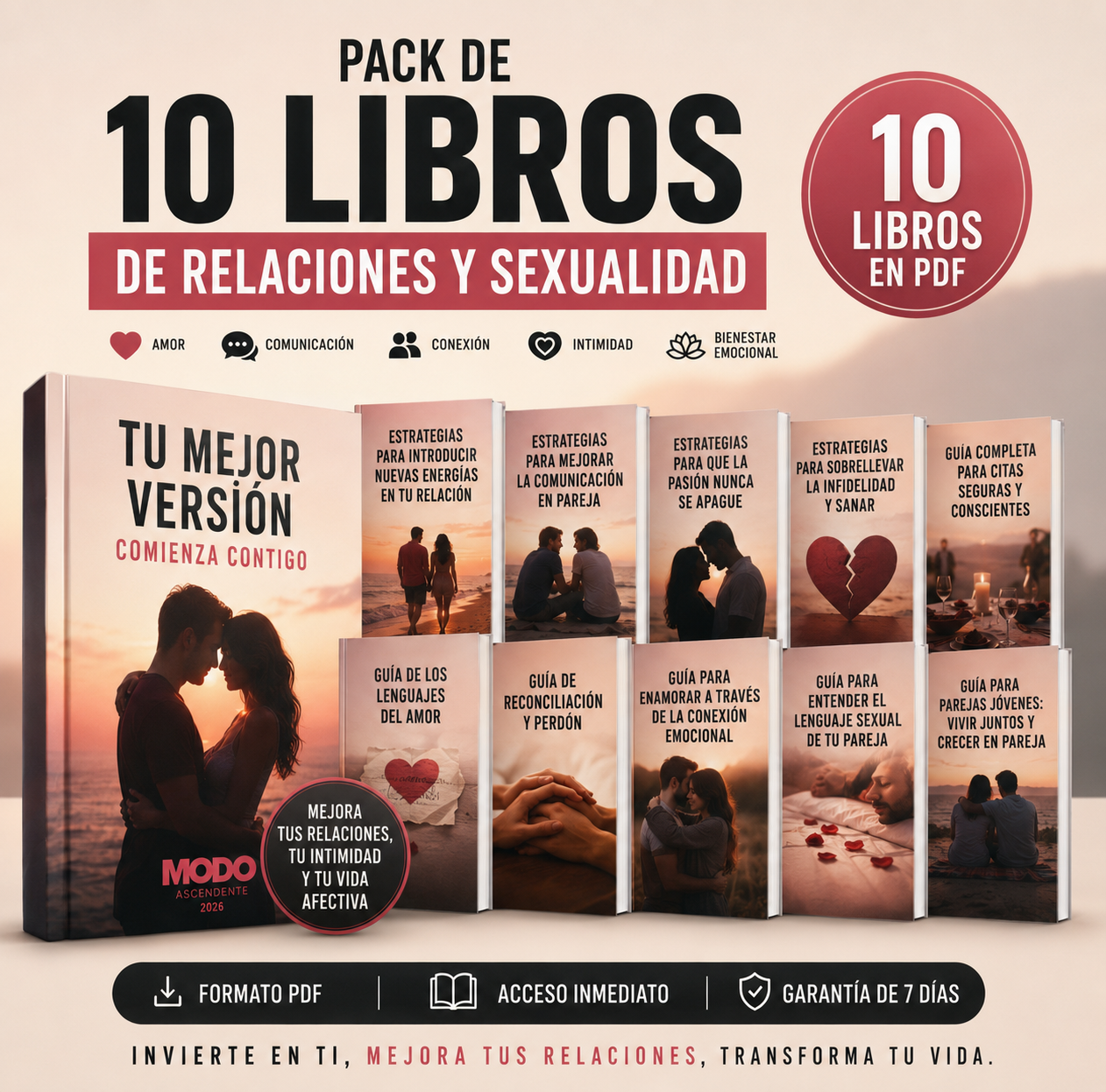 💞 10 Libros para Fortalecer tus Relaciones y Vivir una Intimidad Más Plena ❤️
